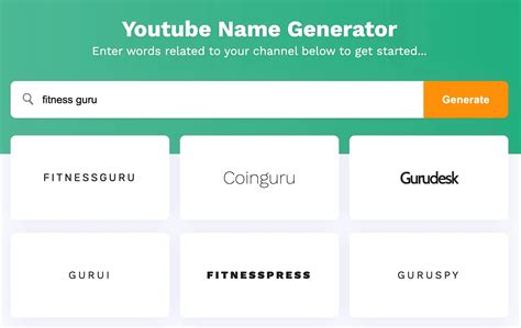 chanel name generator